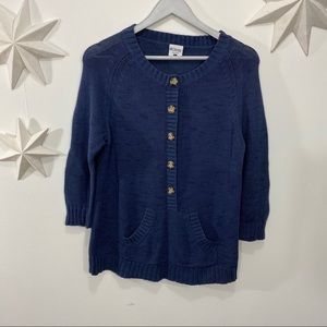 Columbia knit sweater blue